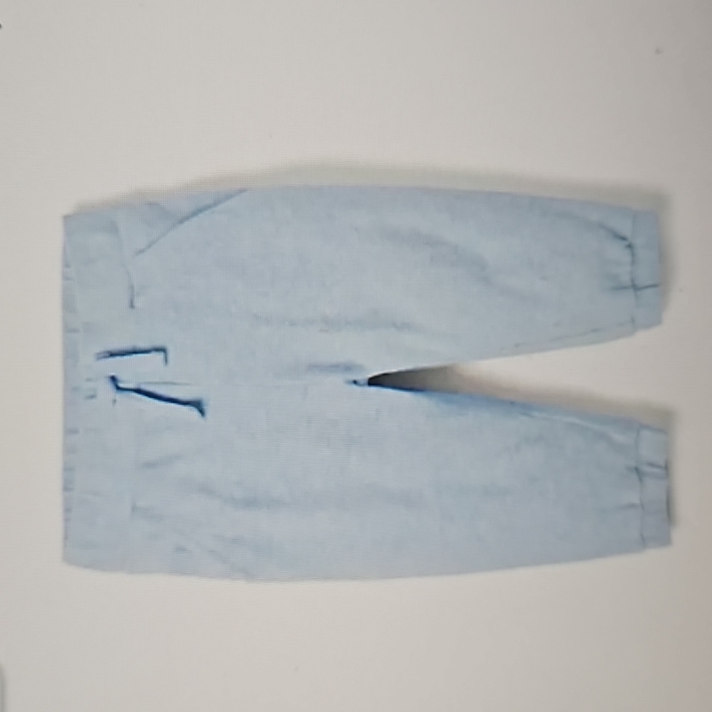 Janie and Jack Baby jersey jogger pant - blue heather